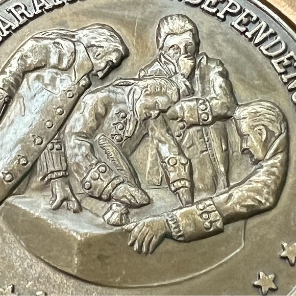 Declaration of Independence Vintage Medallion Belt Buckle - Picture 12 of 14